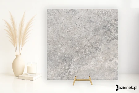 Refin Beat Grey antyspoślizgowa C2 60x60 - płytka imitująca kamień