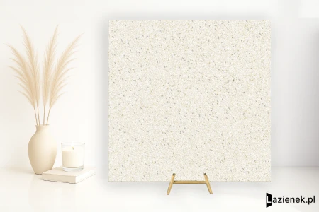 Refin Flake Beige Small satyna 60x60 - płytka imitująca lastryko
