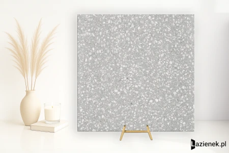 Refin Flake Light Medium satyna 60x60 - płytka imitująca lastryko
