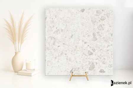 Refin Orobica Bianca 60x60 - płytka imitująca lastryko