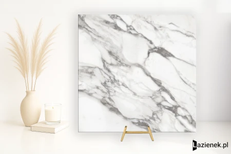 Refin Prestigio Arabescato satyna 60x60 - płytka imitująca marmur