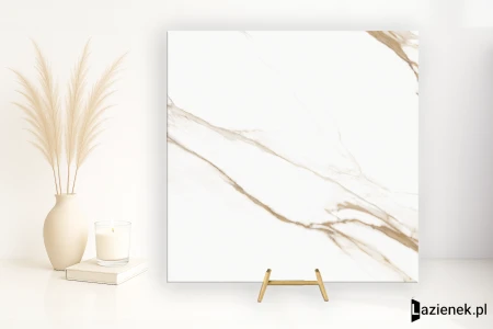 Refin Prestigio Calacatta Oro 120x120 - płytka imitująca marmur