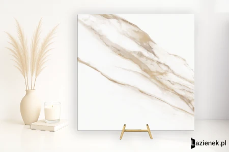 Refin Prestigio Calacatta Oro 60x60 - płytka imitująca marmur