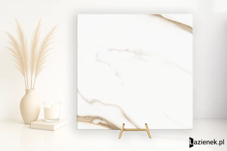 Refin Prestigio Calacatta Oro satyna 60x60 - płytka imitująca marmur