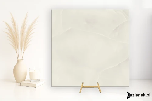 Przejdź do produktu Refin Prestigio Onyx White poler 120x120 cm gr. 9 mm - płytka rektyfikowana/OL92
