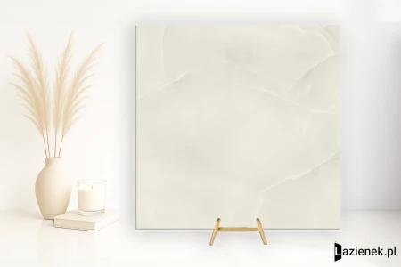 Refin Prestigio Onyx White 75x75 - płytka imitująca marmur