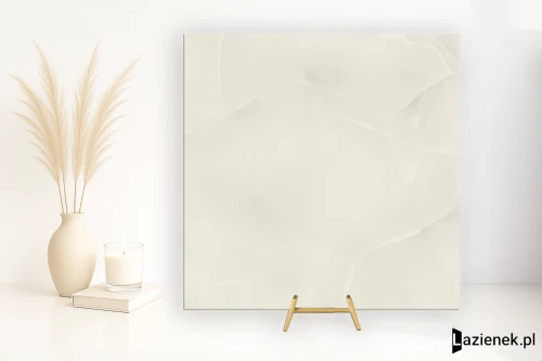 Przejdź do produktu Refin Prestigio Onyx White poler 75x75 cm gr. 9 mm - płytka rektyfikowana/NZ81