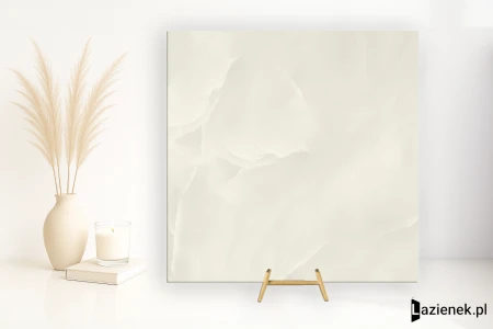 Refin Prestigio Onyx White satyna 60x60 - płytka imitująca marmur