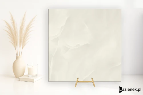 Przejdź do produktu Refin Prestigio Onyx White satyna 60x60 cm gr. 9 mm - płytka rektyfikowana/NZ97