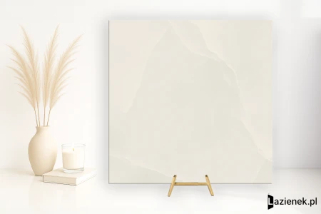 Refin Prestigio Onyx White satyna 75x75 - płytka imitująca marmur
