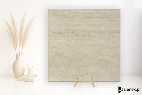 Przejdź do produktu Refin Prestigio Travertino Beige satyna 60x60 cm gr. 9 mm - płytka rektyfikowana/OO04