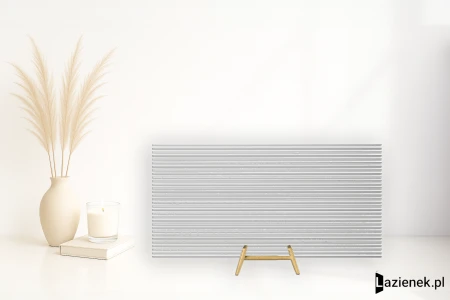 Refin Reliefs Stripe White 60x120 - płytka imitująca kamień