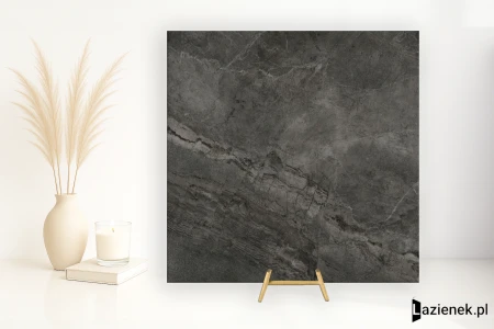 Refin River Graphite satyna 120x120 - płytka imitująca kamień