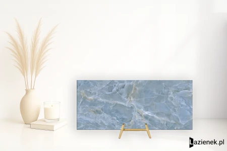 Casalgrande Padana Alabastri Blue strukturalna 120x278 - płytka imitująca marmur