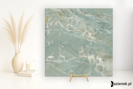 Casalgrande Padana Alabastri Green strukturalna 120x120 - płytka imitująca marmur