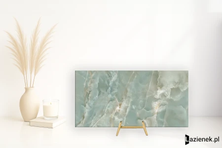 Casalgrande Padana Alabastri Green strukturalna 60x120 - płytka imitująca marmur
