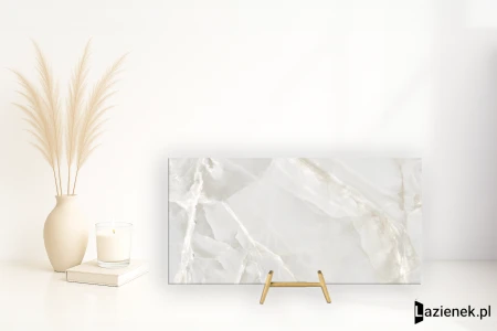 Casalgrande Padana Alabastri White strukturalna 60x120 - płytka imitująca marmur