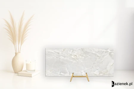 Casalgrande Padana Alabastri White błyszcząca 120x278 - płytka imitująca marmur