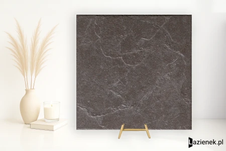 Casalgrande Padana Ardesia Nero połaczenie - 30x30 - płytka imitująca kamień