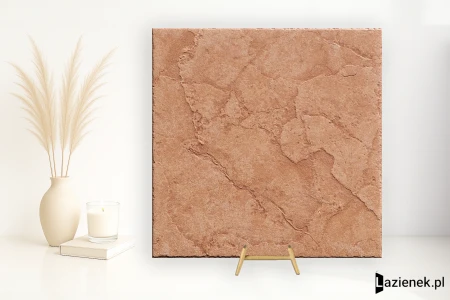 Casalgrande Padana Ardesia Rosso połaczenie - 15x15 - płytka imitująca kamień