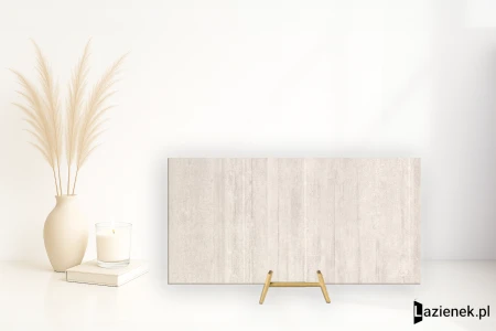 Casalgrande Padana Cemento Cassero Bianco połaczenie - 60x120 - płytka imitująca beton