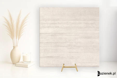 Casalgrande Padana Cemento Cassero Bianco połaczenie - 60x60 - płytka imitująca beton