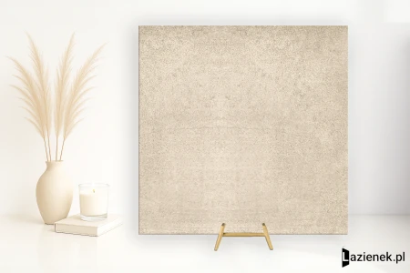 Casalgrande Padana Cemento Rasato Beige połaczenie - 60x60 - płytka imitująca beton