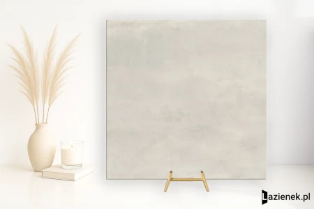 Casalgrande Padana Fusion White połaczenie - 120x120 - płytka imitująca metal