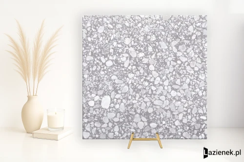 Przejdź do produktu Casalgrande Padana Macro Macro Grigio połaczenie mat-poler 120x120 cm gr. 6 mm - płytka rektyfikowana / 11950696