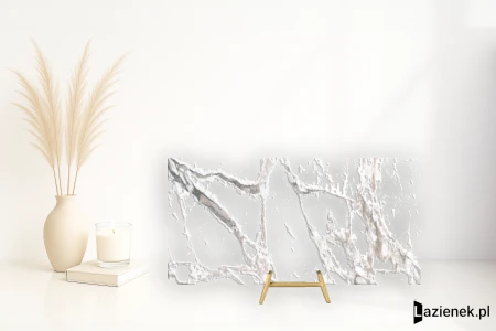 Casalgrande Padana Marmoker Calacatta Extra strukturalna 45x90 - płytka imitująca marmur