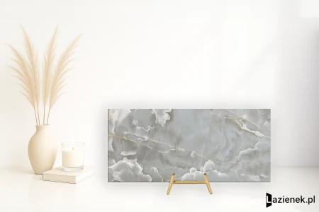 Casalgrande Padana Onici Grigio połaczenie - 120x278 - płytka imitująca marmur