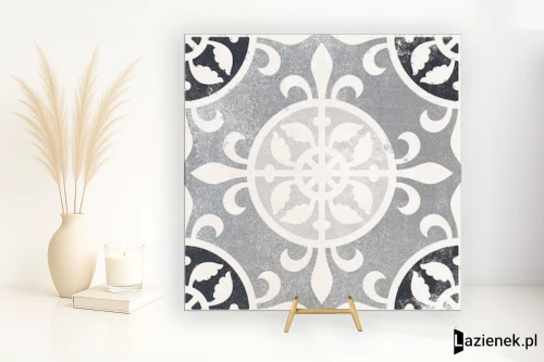 Przejdź do produktu Casalgrande Padana Opus Multicolor Grigia B połaczenie mat-poler 20x20 cm gr. 9 mm - płytka rektyfikowana / 10400294