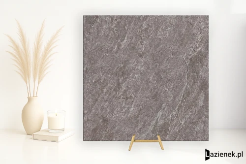Przejdź do produktu Casalgrande Padana Petra Antracite połaczenie mat-poler 60x60 cm gr. 9 mm - płytka rektyfikowana / 13950062