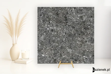 Casalgrande Padana Pietre Di Paragone Gre' Nero 60x60 - płytka imitująca kamień
