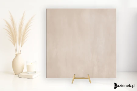 Casalgrande Padana Steeltech Beige wzmocniona siatką - 60x60 - płytka imitująca beton