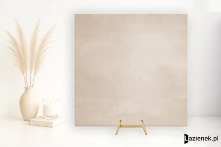 Casalgrande Padana Steeltech Beige połaczenie - 60x60 - płytka imitująca beton