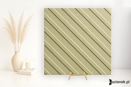 Casalgrande Padana Tactile Diagonale Bianco błyszcząca 30x30 - płytka nierektyfikowana - płytka dekoracyjna