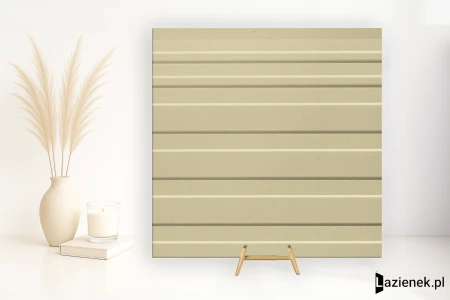 Casalgrande Padana Tactile Rettilineo Bianco błyszcząca 30x30 - płytka dekoracyjna
