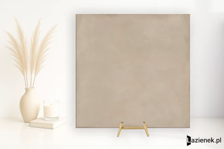 Casalgrande Padana Terrae Beige błyszcząca 90x90 - płytka imitująca beton
