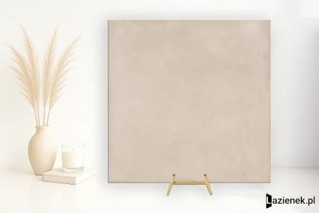 Casalgrande Padana Terrae Bianco błyszcząca 120x120 - płytka imitująca beton