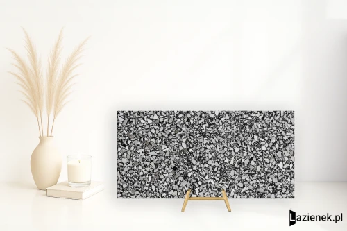 Przejdź do produktu Casalgrande Padana Terrazzo Black błyszcząca 30x60 cm gr. 9 mm - płytka rektyfikowana/12790032