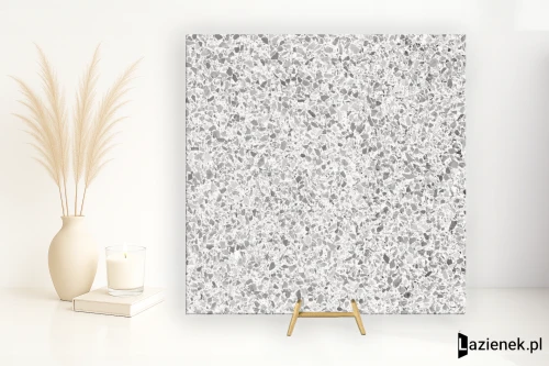 Przejdź do produktu Casalgrande Padana Terrazzo Pearl satyna 60x60 cm gr. 9 mm - płytka rektyfikowana/12954630