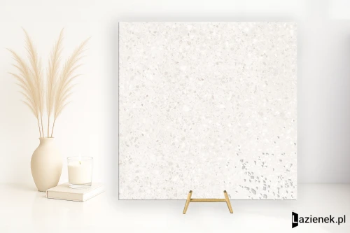 Przejdź do produktu Casalgrande Padana Terrazzo White błyszcząca 60x60 cm gr. 9 mm - płytka rektyfikowana/11950041