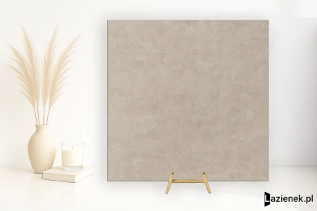 Casalgrande Padana Timeless Taupe błyszcząca 60x60 - płytka imitująca beton
