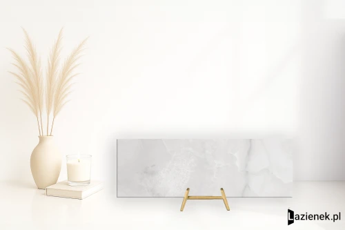 Przejdź do produktu Cifre Onix White błyszcząca 30x90 cm gr. 7 mm - płytka rektyfikowana / 300000000000048699