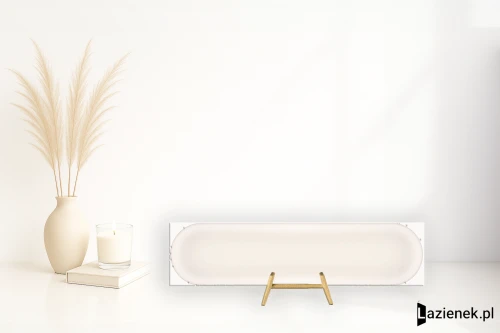 Przejdź do produktu Cifre Oval Ivory błyszcząca 7.5x30 cm gr. 8 mm - płytka rektyfikowana / 300000000000061649