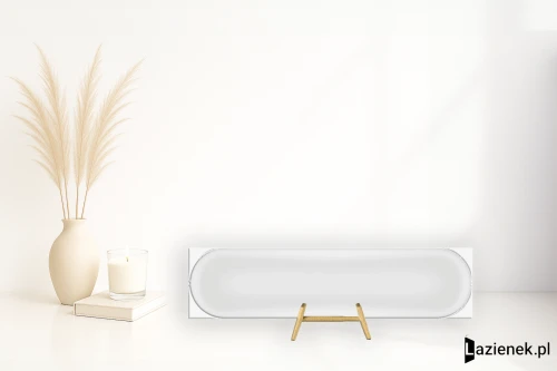 Przejdź do produktu Cifre Oval White błyszcząca 7.5x30 cm gr. 8 mm - płytka rektyfikowana / 300000000000061648