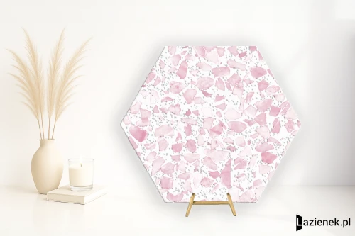 Przejdź do produktu Cifre Riazza Pink matowa 23.2x26.7 cm gr. 9 mm - płytka rektyfikowana / 300000000000043748