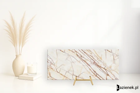 La Fabbrica Ava Bianco Imperiale Bianco Imperiale 120x280 - płytka / (L)277001 - płytka imitująca marmur