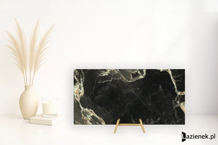 La Fabbrica Ava Black Gold Black Gold pół 60x120 - płytka / (L)276102 - płytka imitująca marmur